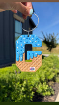 Light Blue Drip Bag Tag