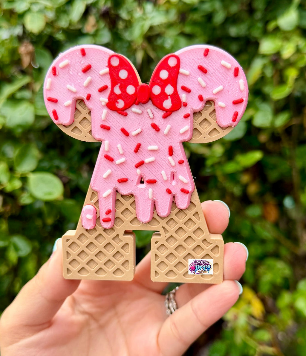 Disney Inspired Letters Pink with Bow