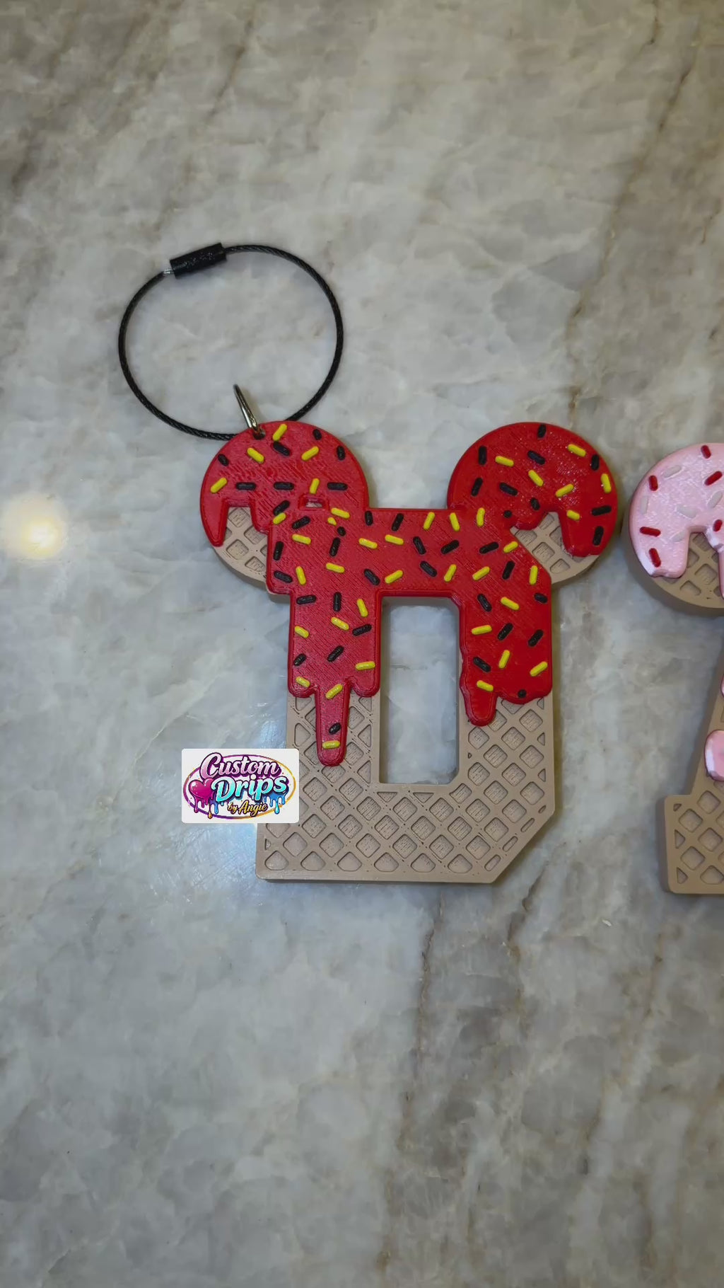 Disney Inspired Letters Red